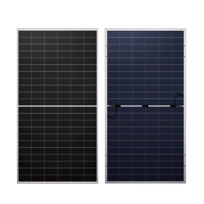 Wholesale 695W 715W Bifacial HJT Half Cell Double Glass Solar Module